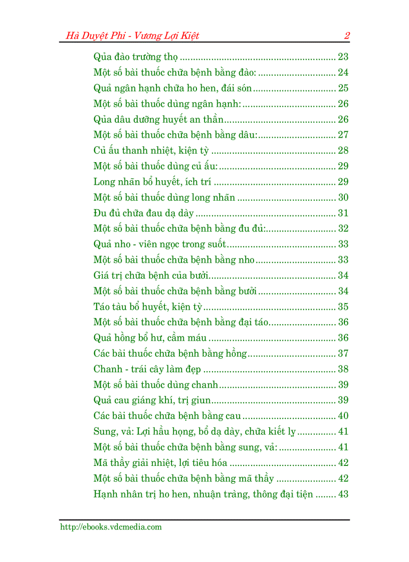 image for page Chữa bệnh bằng trái cây