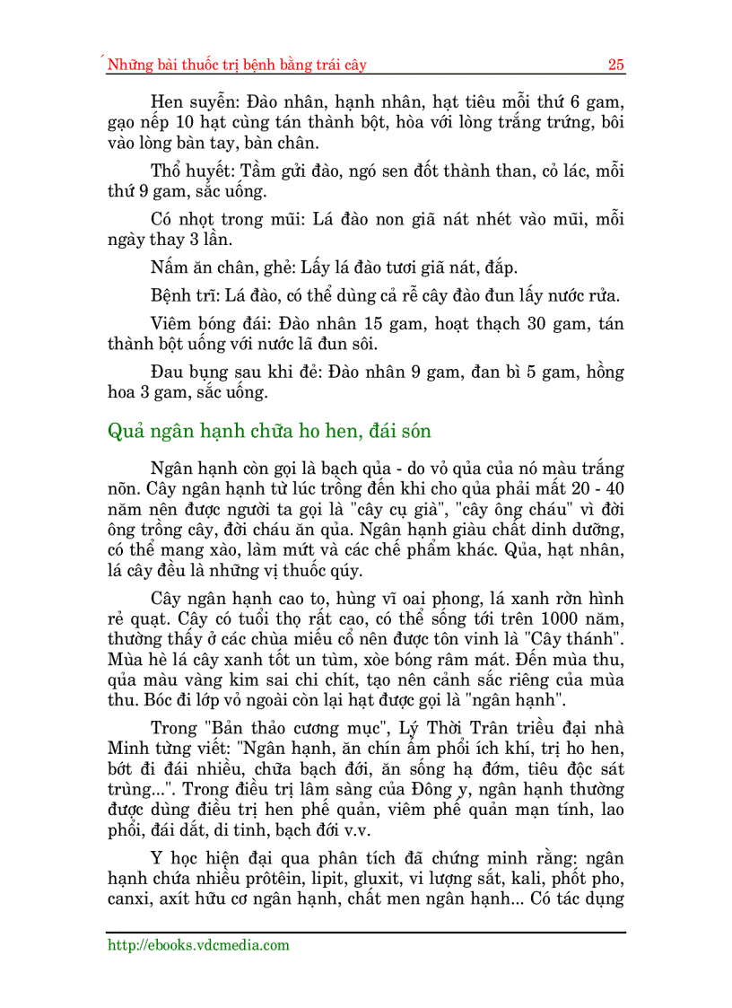 image for page Chữa bệnh bằng trái cây