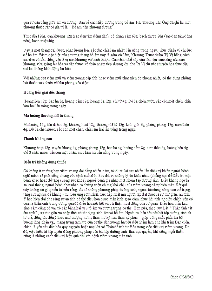 image for page Chữa viêm xoang