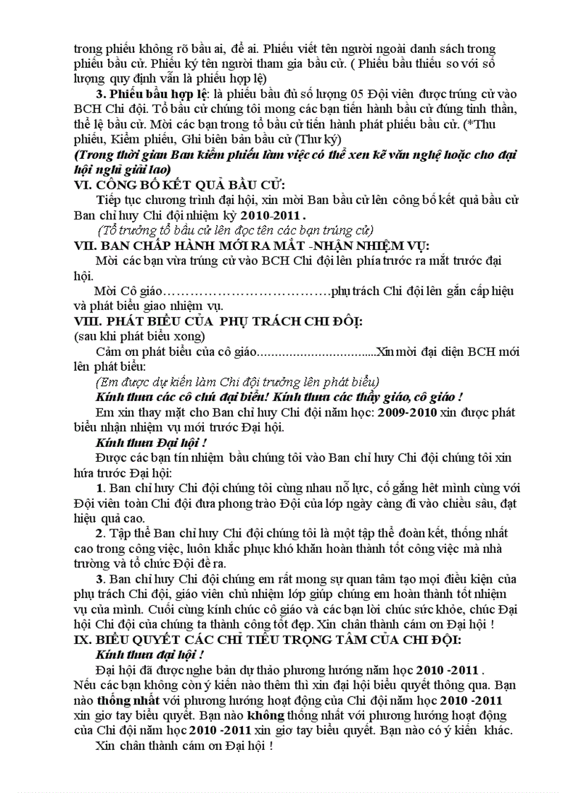 image for page Chuan bi va chuong trinh dai hoi doi