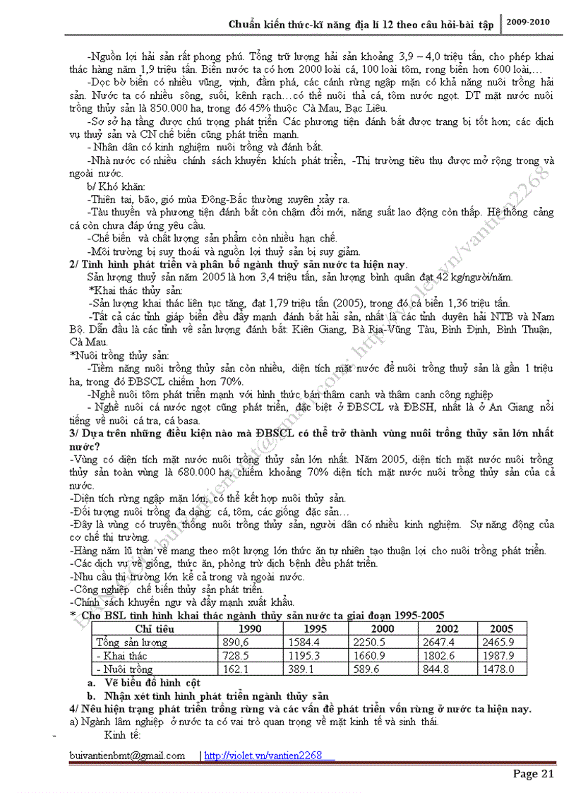 image for page Chuẩn kiến thức kĩ năng Địa lí 12 theo câu hỏi