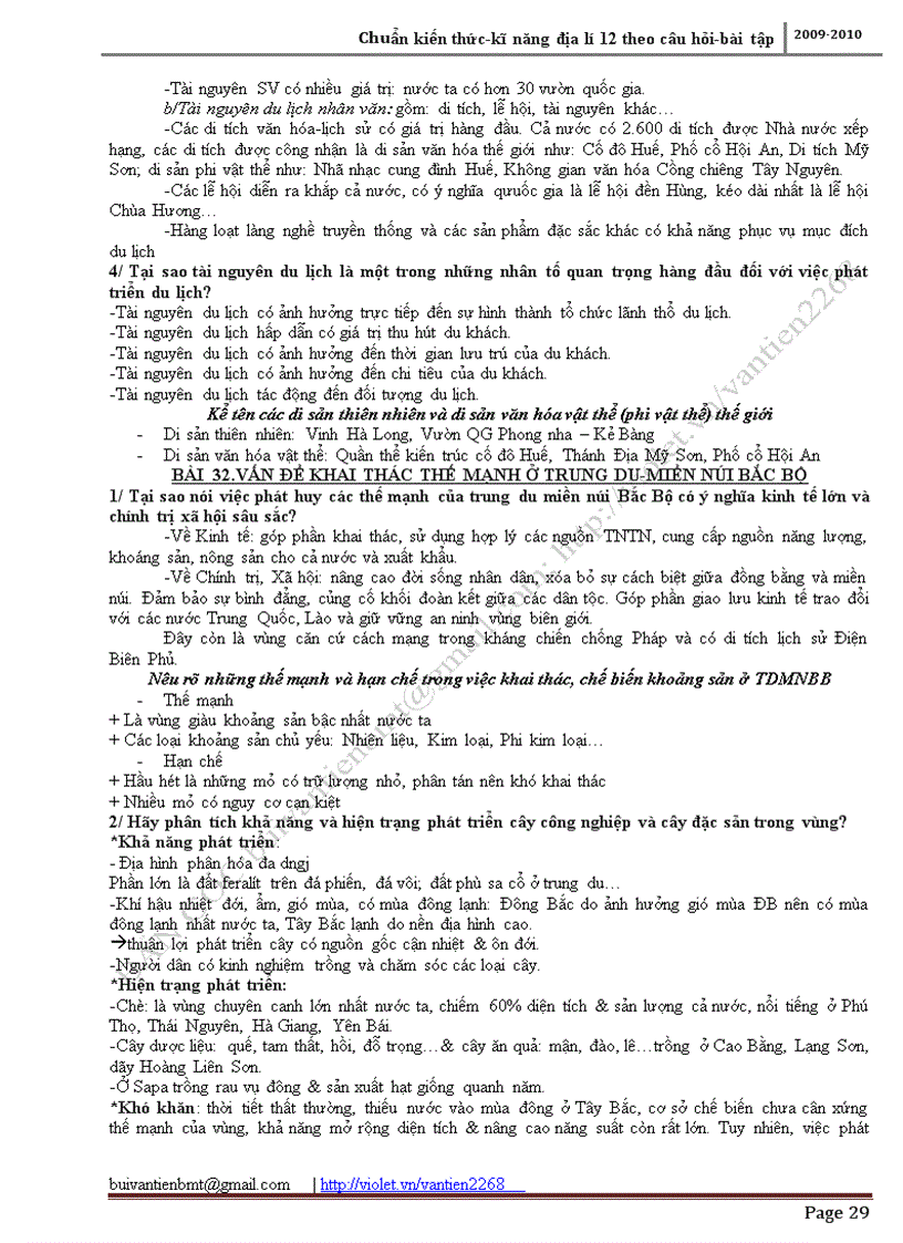 image for page Chuẩn kiến thức kĩ năng Địa lí 12 theo câu hỏi