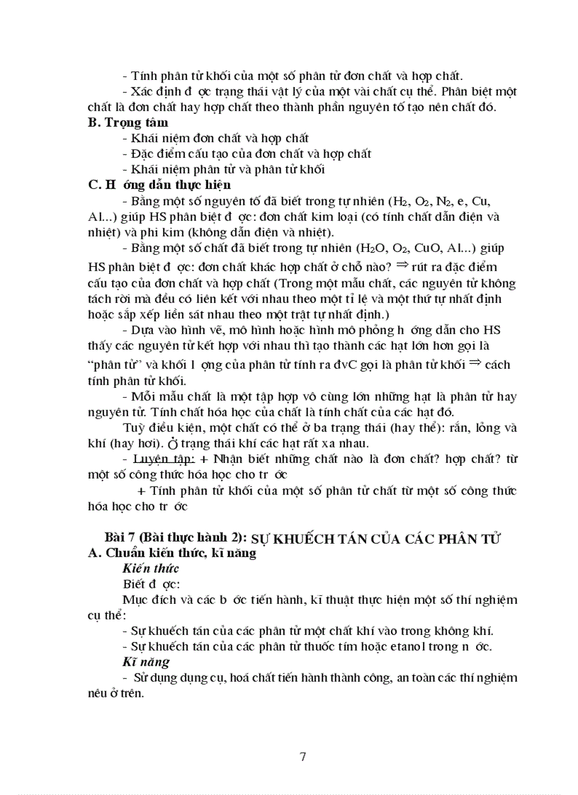 image for page Chuẩn kiến thức kĩ năng Hóa 8