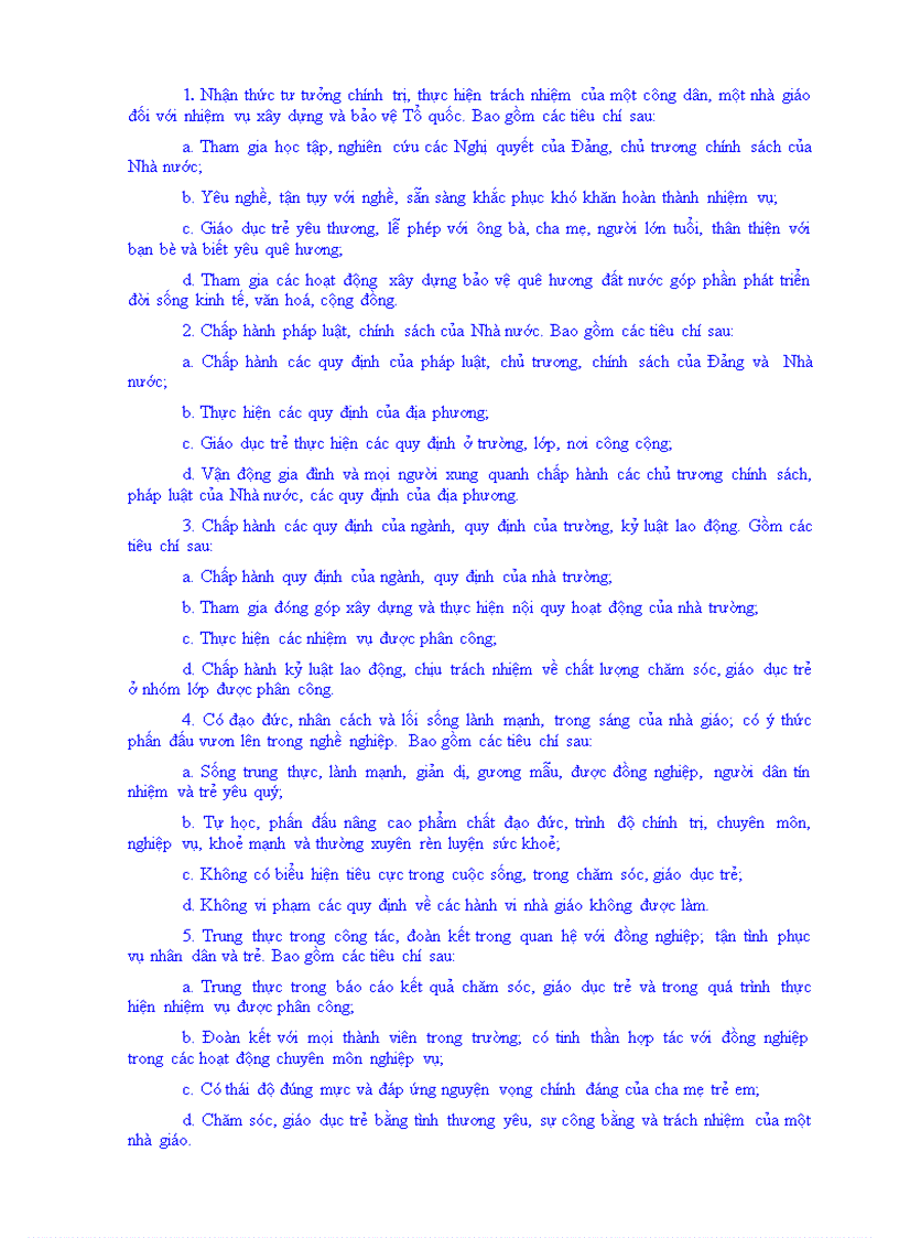 image for page Chuẩn nghề nghiệp Giáo viên
