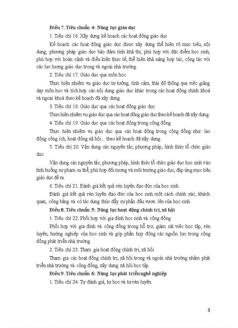 image for page Chuẩn nghề nghiệp GV THCS và THPT