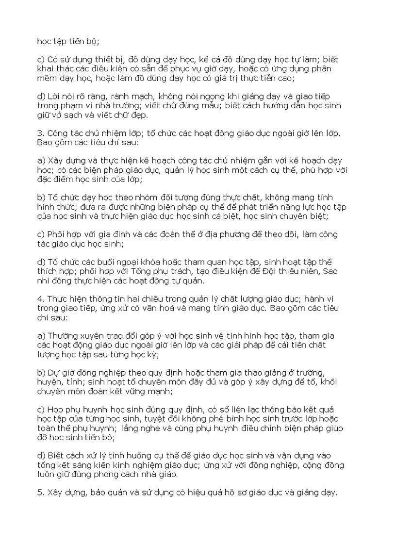 image for page Chuẩn nghề nghiệp gv tiểu học