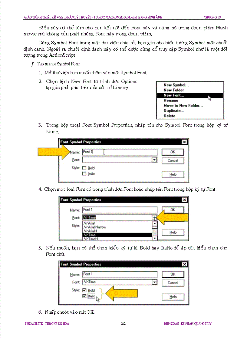 image for page Chuong 10 Cach dung ki tu nhap trong Flash