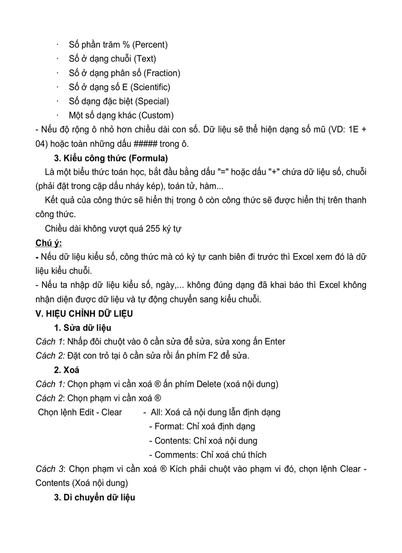 image for page Chương 2 Excel