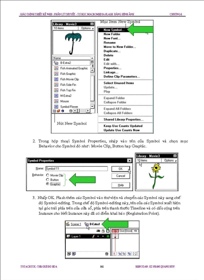 image for page Chuong 8 Cach dung cac Symbol va Instance