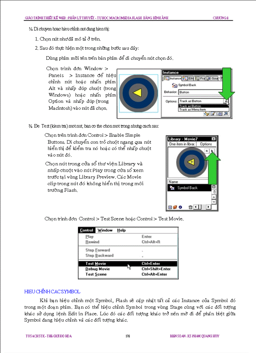 image for page Chuong 8 Cach dung cac Symbol va Instance
