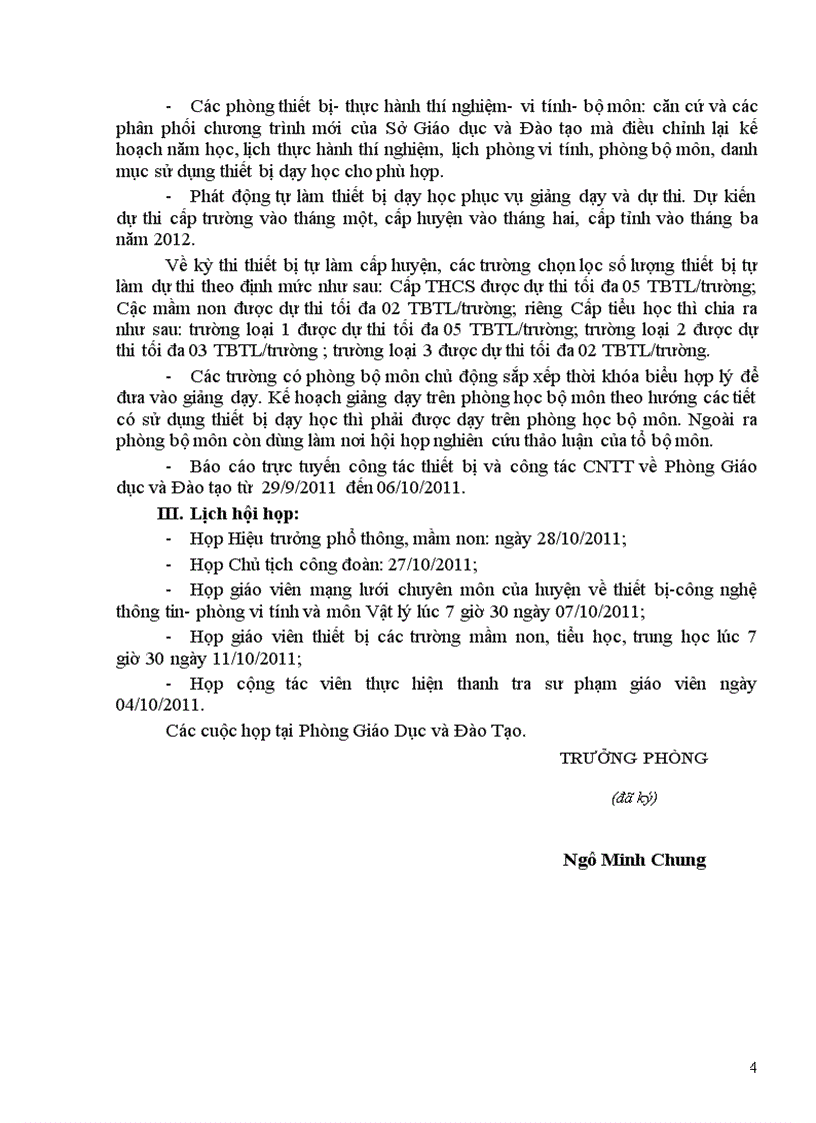 image for page Chương trình công tác tháng 10 năm 2011