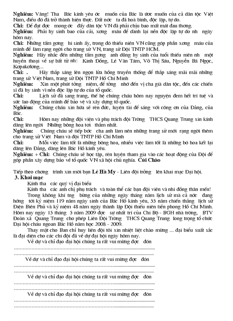 image for page Chuong trinh dai hoi CNBH namhoc 2009 2010