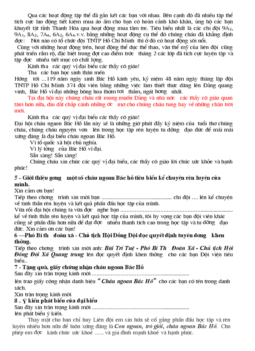 image for page Chuong trinh dai hoi CNBH namhoc 2009 2010