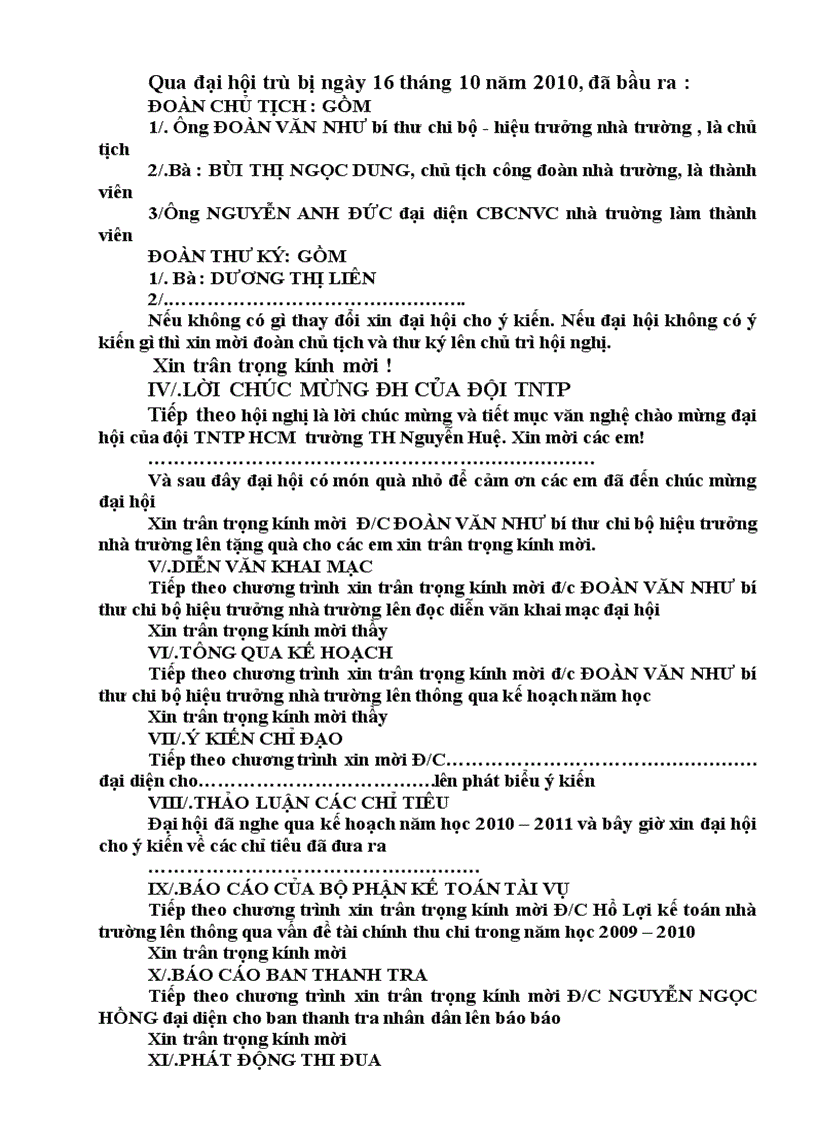 image for page Chuong trinh dai hoi cnvc