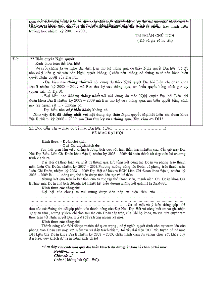 image for page Chuong trinh dai hoi lien chi doan