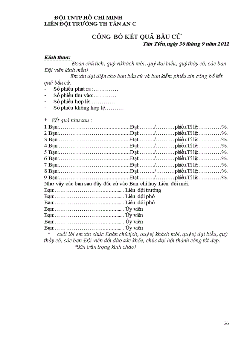 image for page Chuong trinh dai hoi lien doi 1