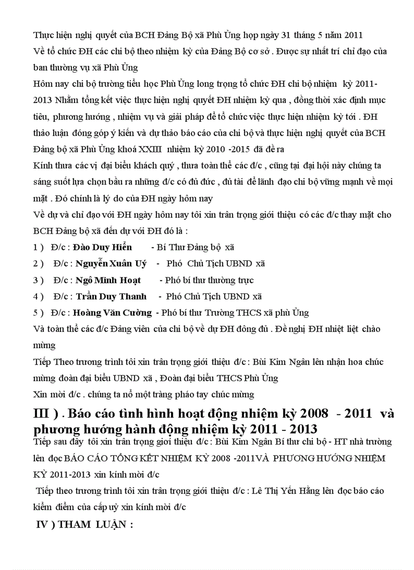 image for page Chương trình ĐH chi bộ và kết nạp Đảng viên mới