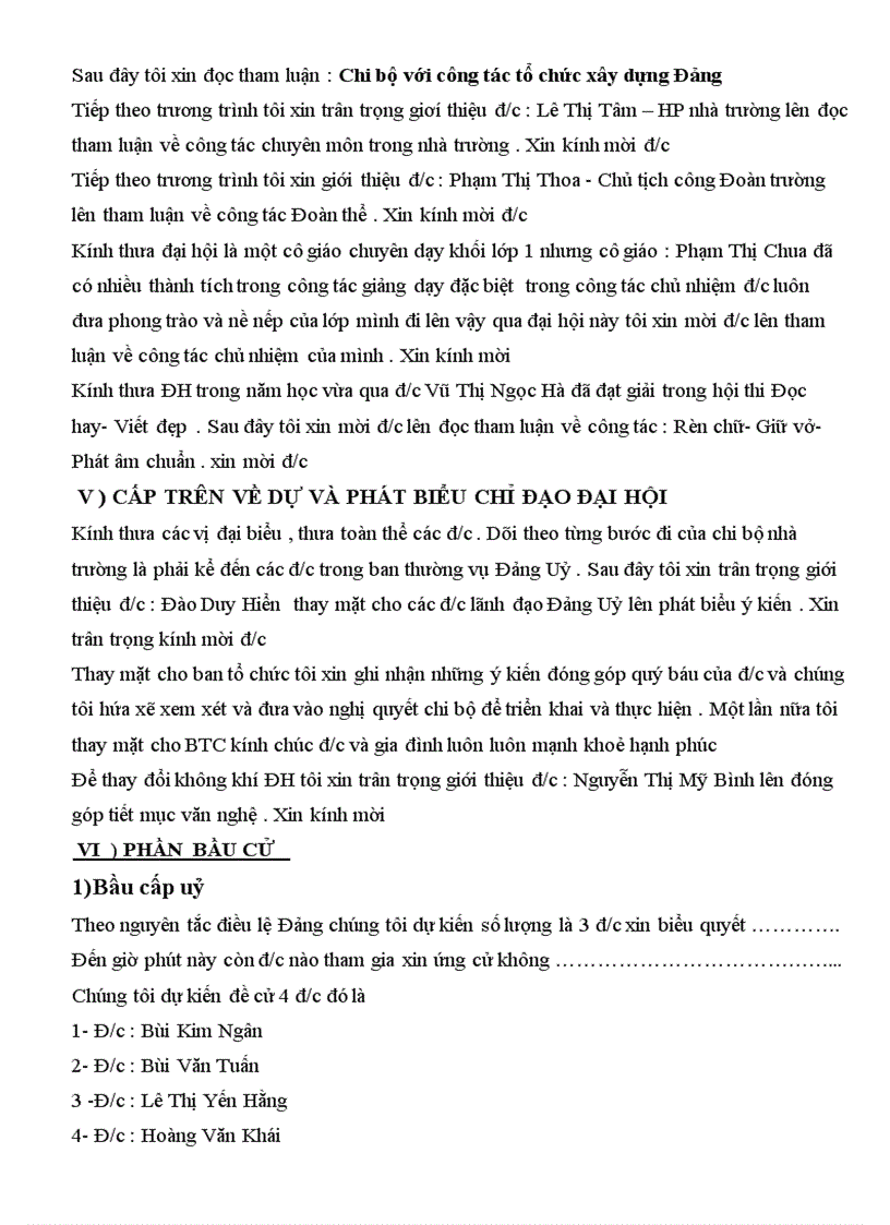 image for page Chương trình ĐH chi bộ và kết nạp Đảng viên mới