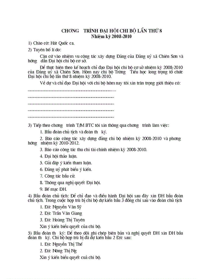 image for page Chuong trinh DH chi bo