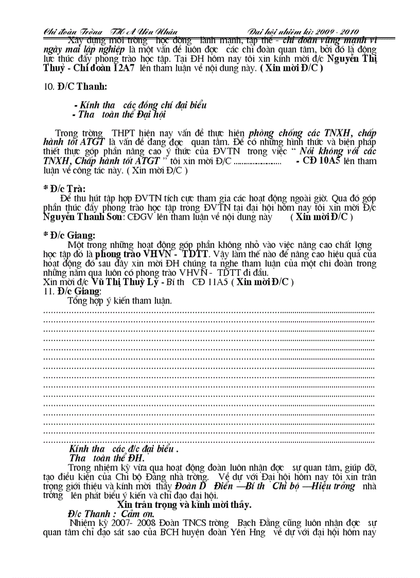 image for page Chuong trinh DH Chi Doan 2009 2010