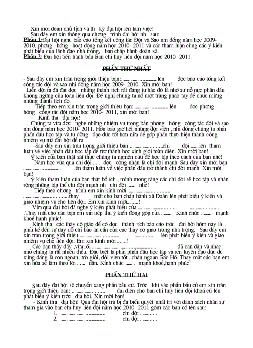 image for page Chương trình ĐH liên đội