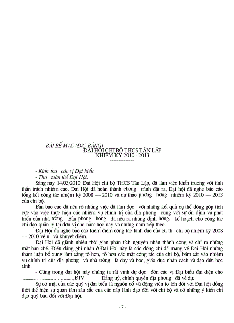 image for page Chương trình ĐHCĐ Đàm Mạnh Hùng PT