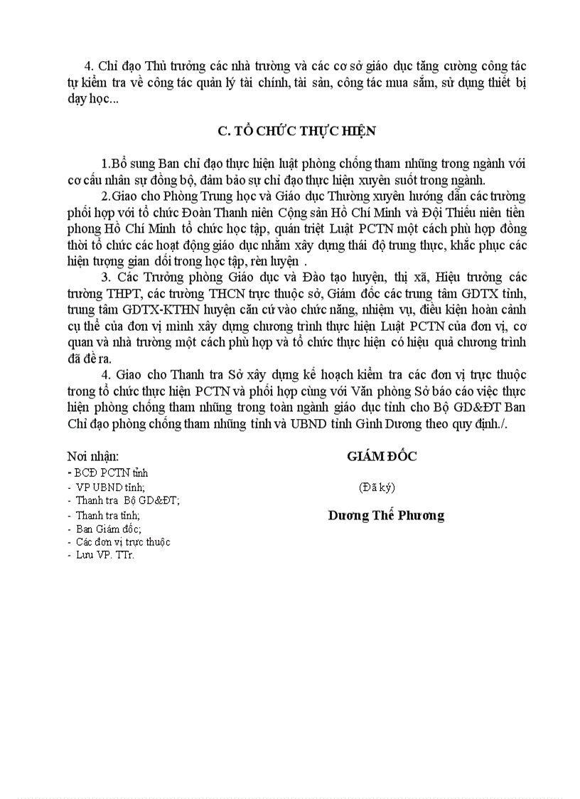 image for page CHƯƠNG TRÌNH HÀNH ĐỘNG CỦA SỞ GIÁO DỤC VÀ ĐÀO TẠO THỰC HIỆN LUẬT PHÒNG CHỐNG THAM NHŨNG Năm 2009