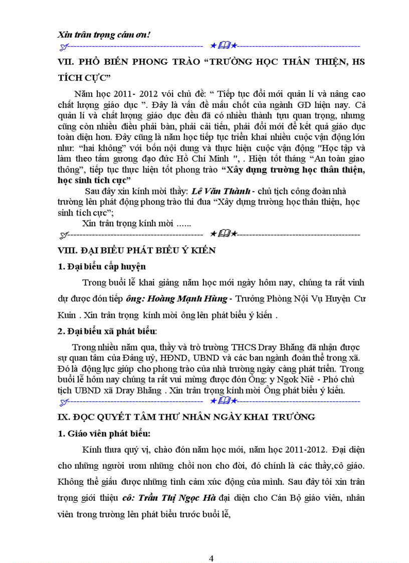 image for page Chuong trinh le khai giang nam hoc moi 2011 2012 thcs vip