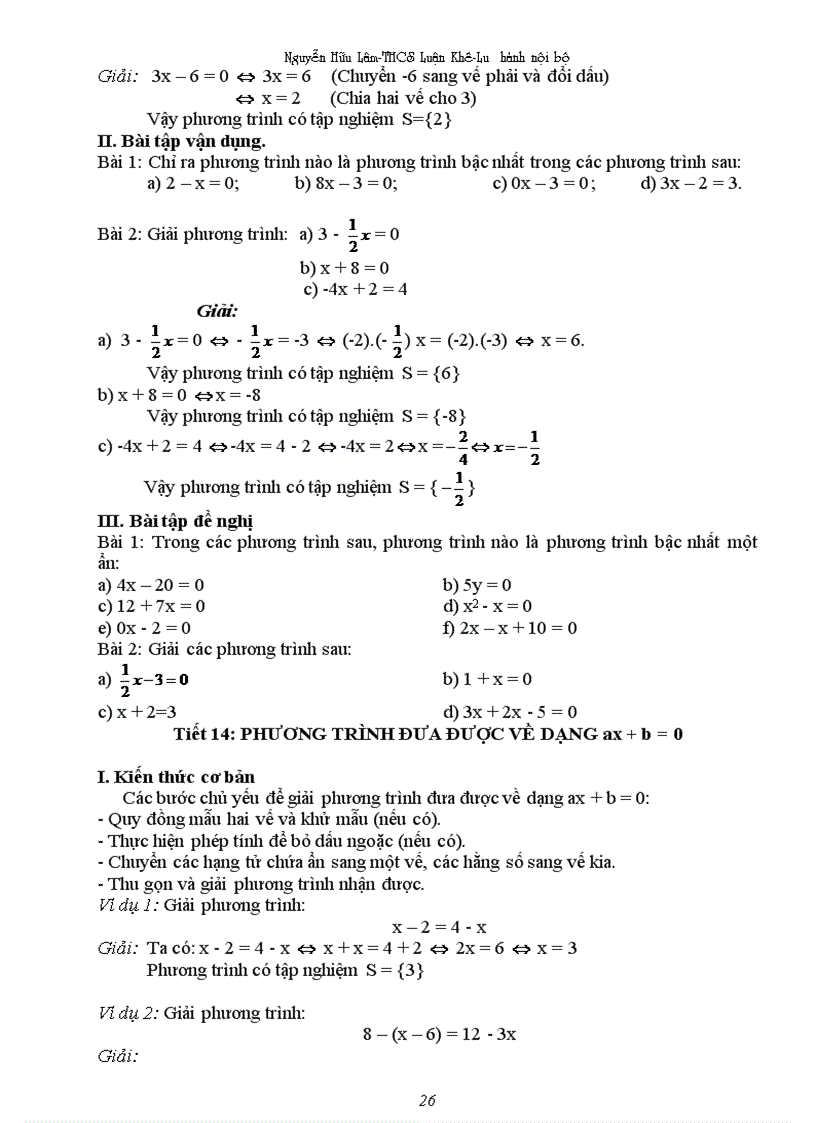 image for page Chuong trinh on tap cho hoc sinh yeu kem