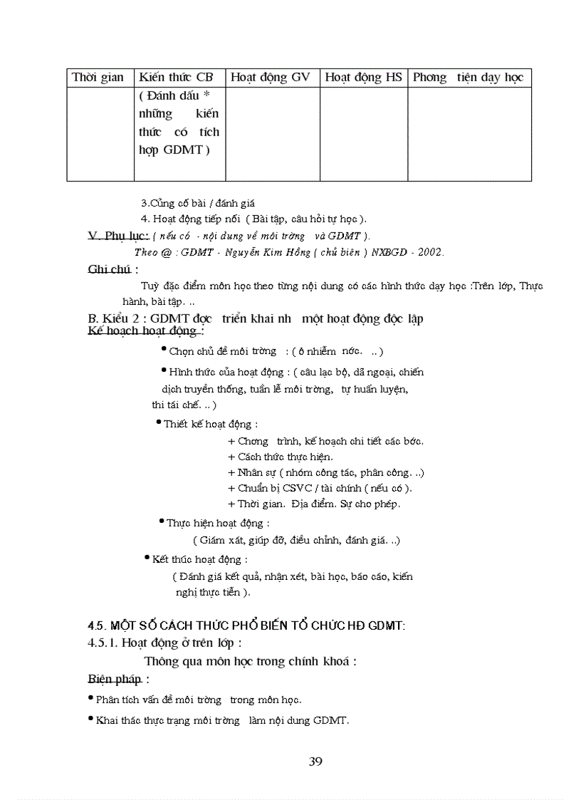 image for page Chương trình tập huấn môi trường