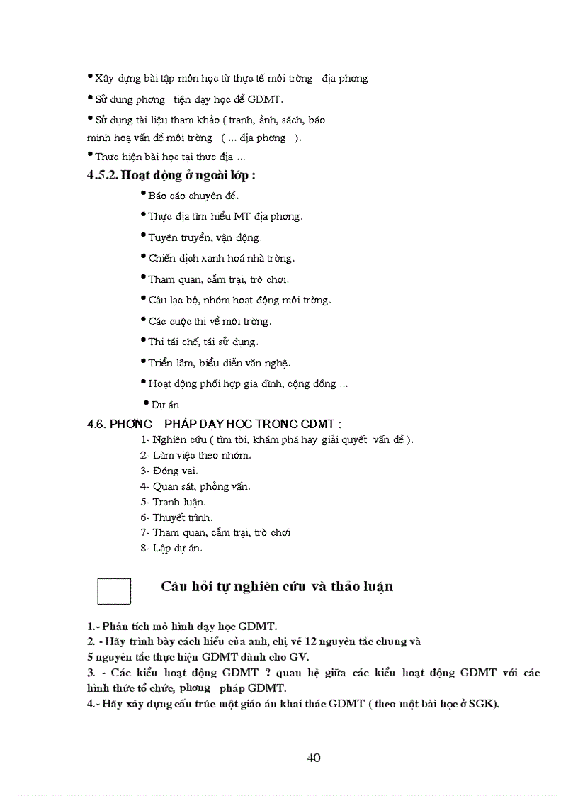 image for page Chương trình tập huấn môi trường