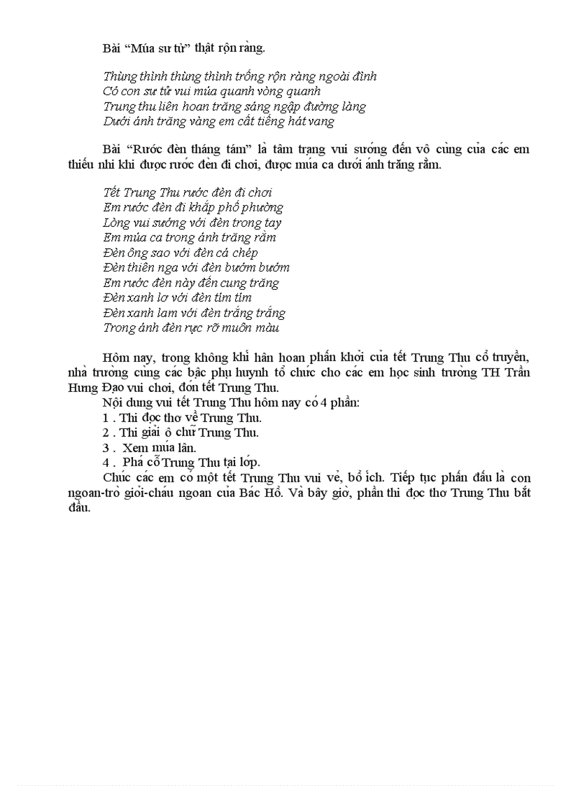 image for page Chương trình Tết Trung thu Giải ô chữ Trung thu