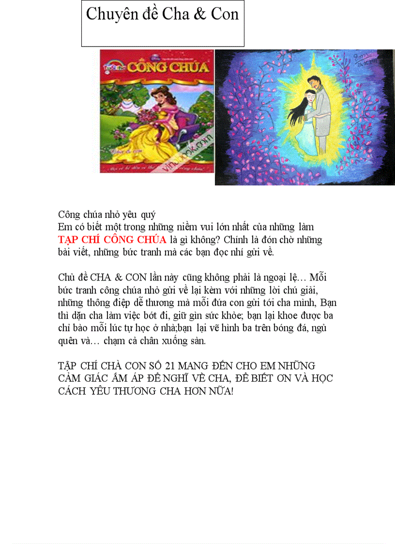 image for page Chuyên đề cha và con