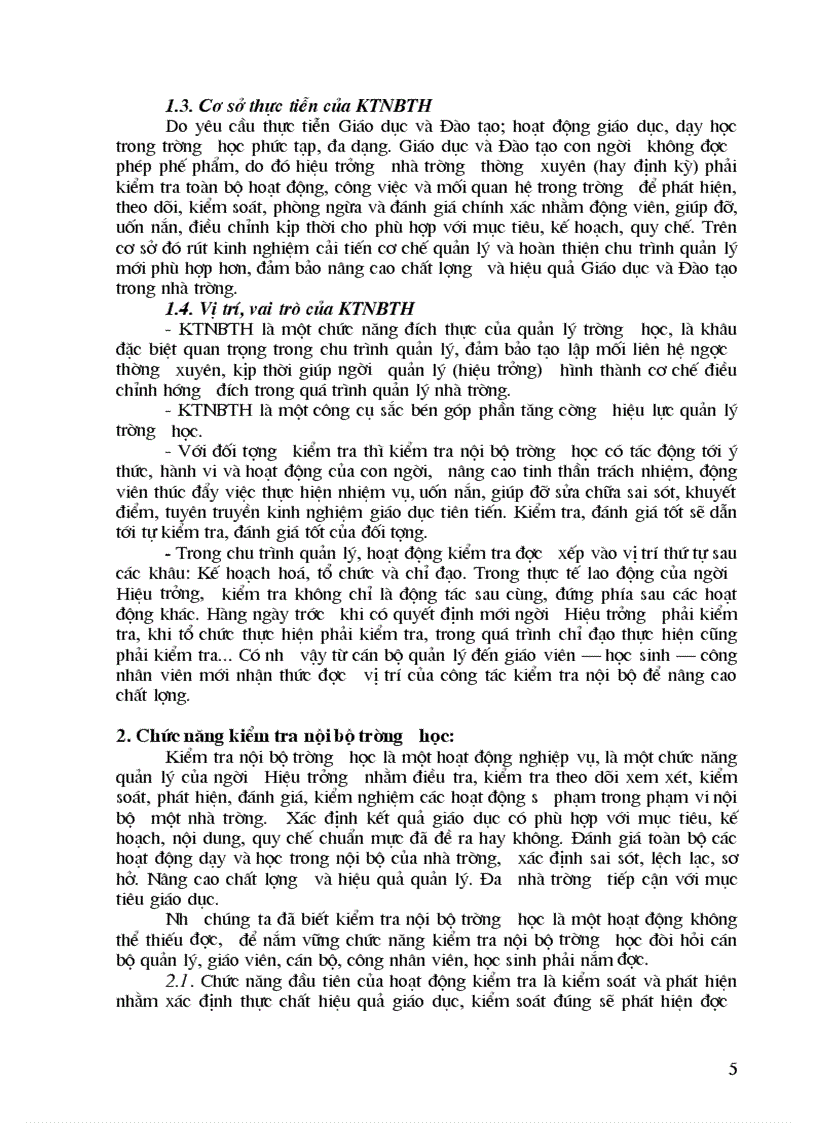 image for page Chuyên đề kiểm tra nội bộ trường học