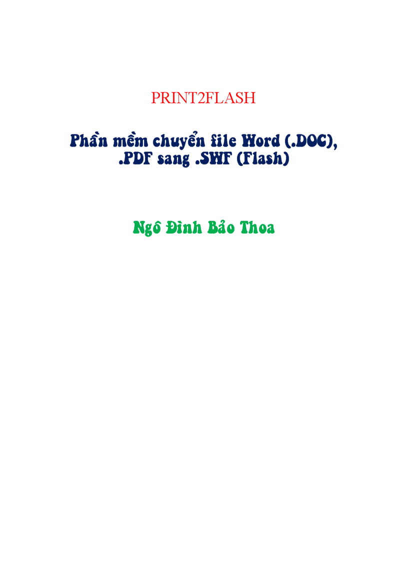 image for page Chuyển Word DOC Sang Flash SWF