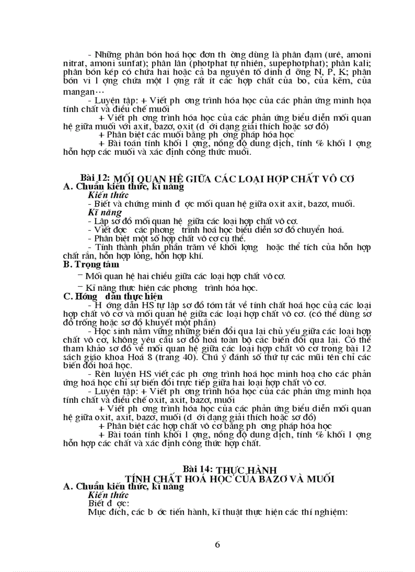 image for page Chuẩn kt kn hóa 9