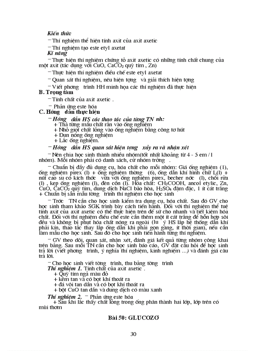 image for page Chuẩn kt kn hóa 9