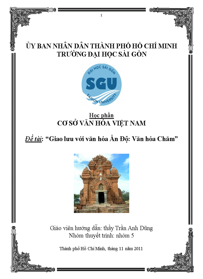 image for page Cơ sở văn hóa VN Văn hóa Chăm