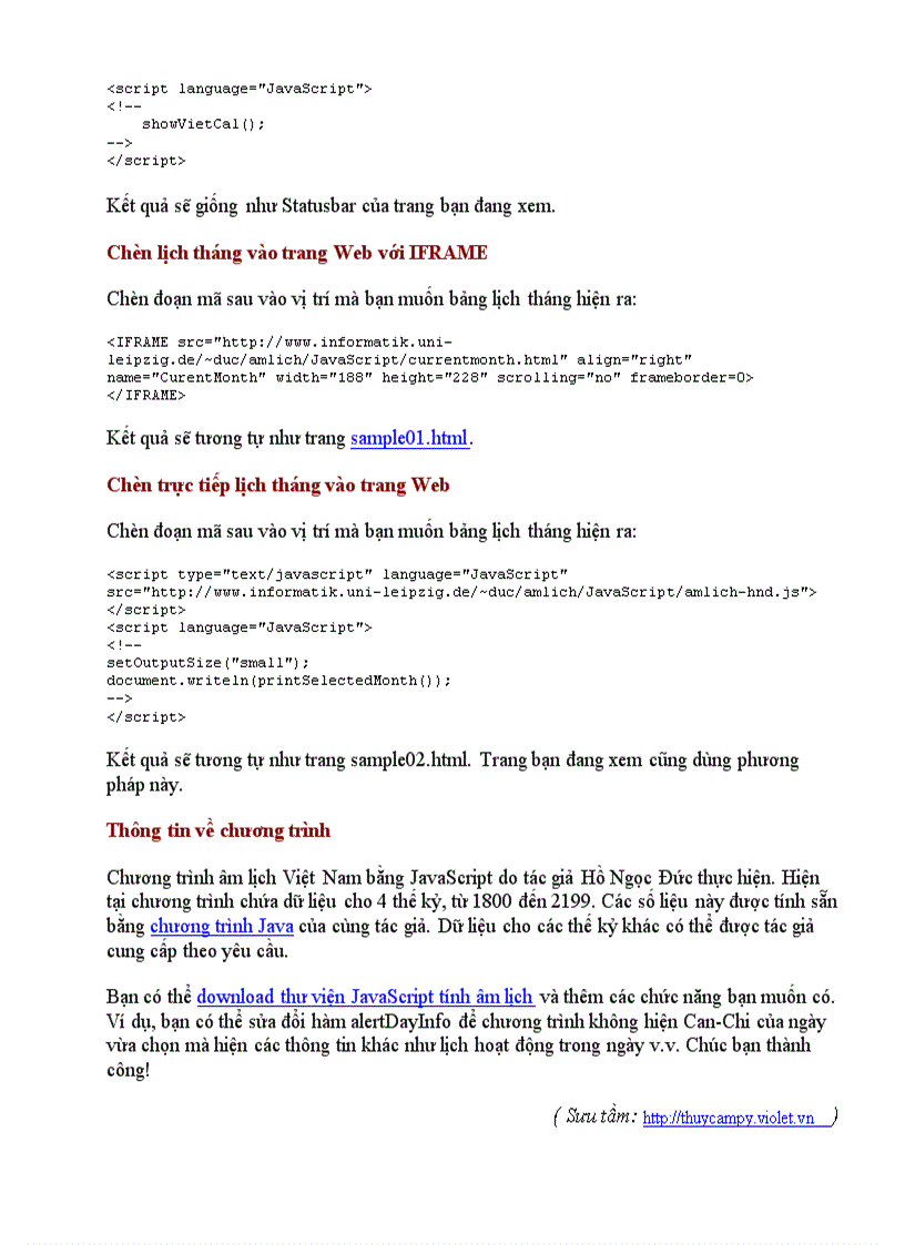 image for page Code chèn lịch âm dương và oblog web
