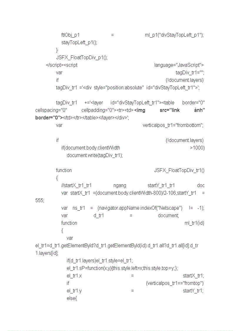 image for page Code chèn quảng cáo hình ảnh trượt hai bên blog