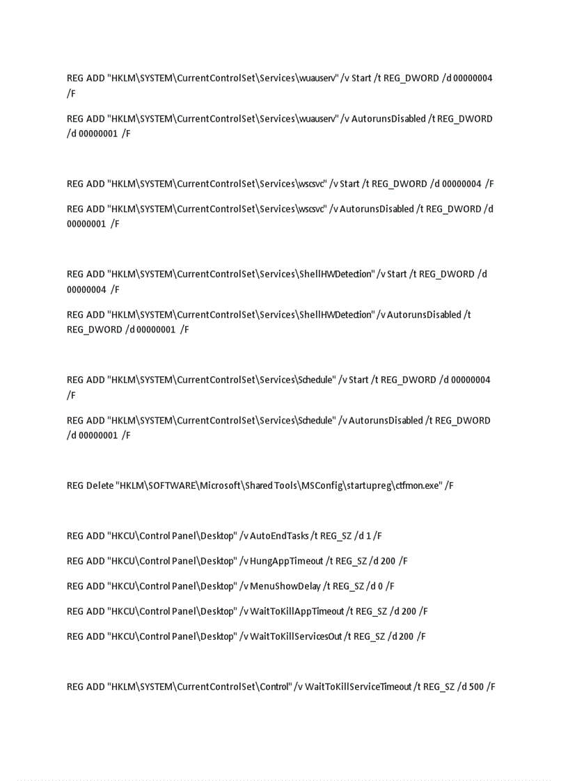 image for page Code diệt virus thường gặp Kavo Amo dc