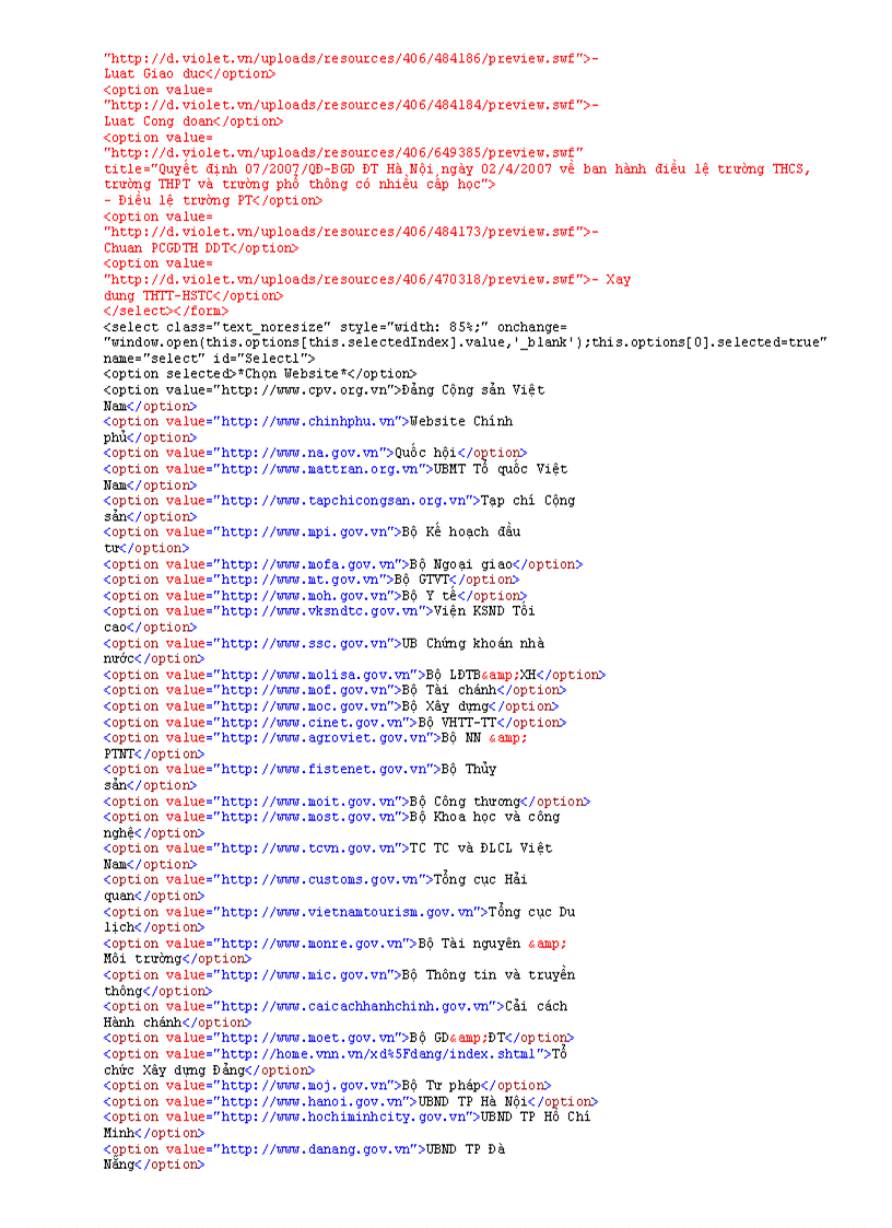 image for page Code LIEN KET WEB CONG VAN gd VA CAC BO