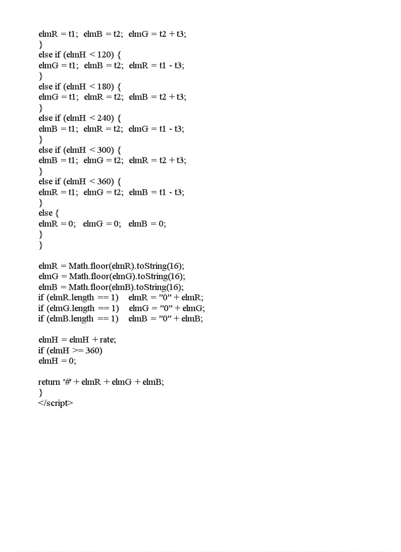 image for page Code link đổi màu cầu vồng