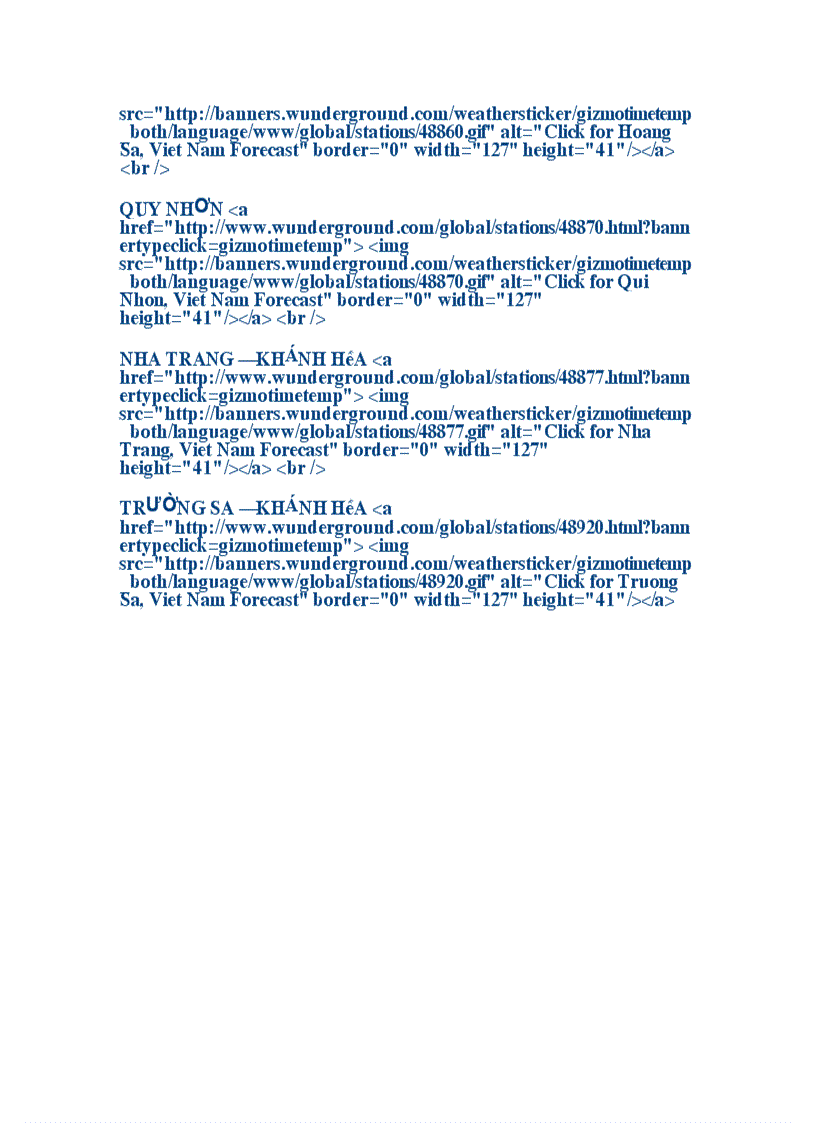 image for page Code thời tiết cho website bạn