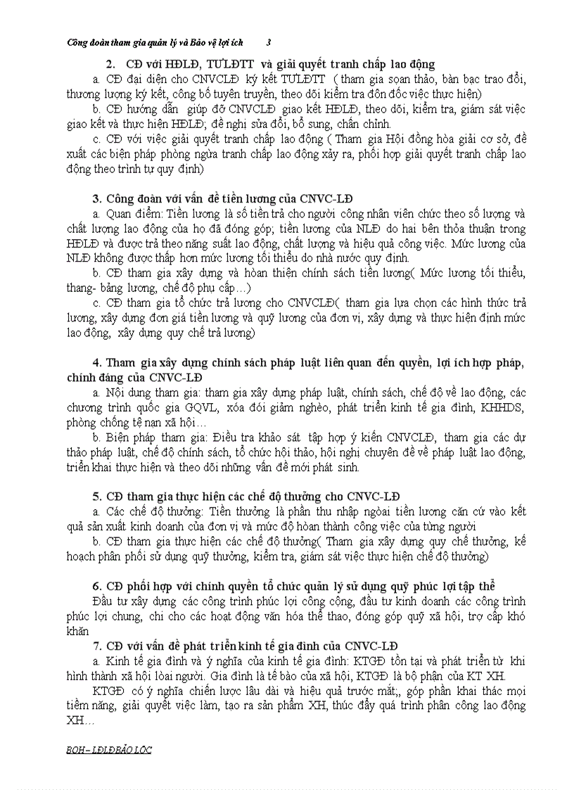 image for page Công đoàn Bảo vệ lợi ích