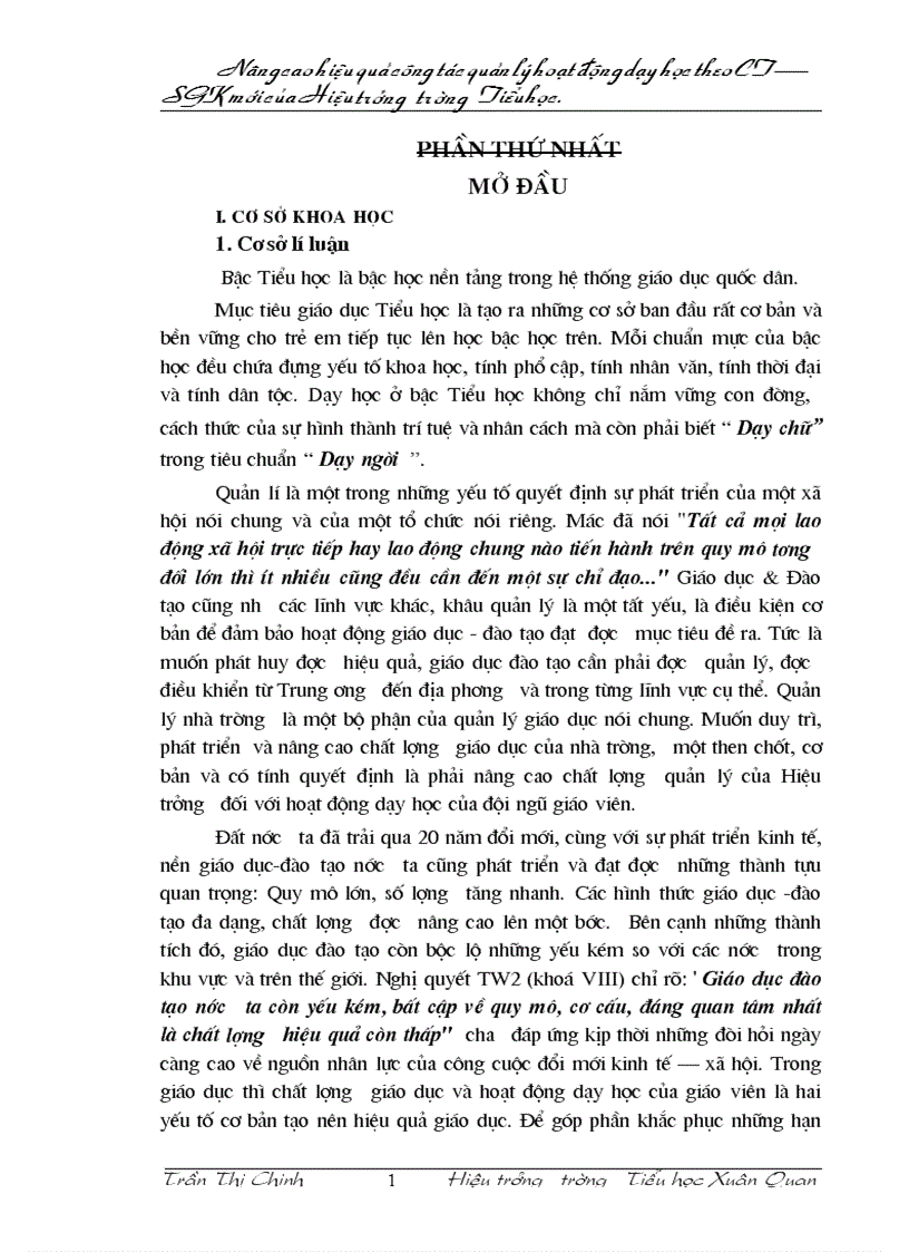 image for page Công tác quản lý chất lượng