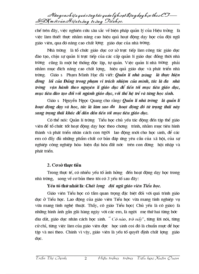 image for page Công tác quản lý chất lượng