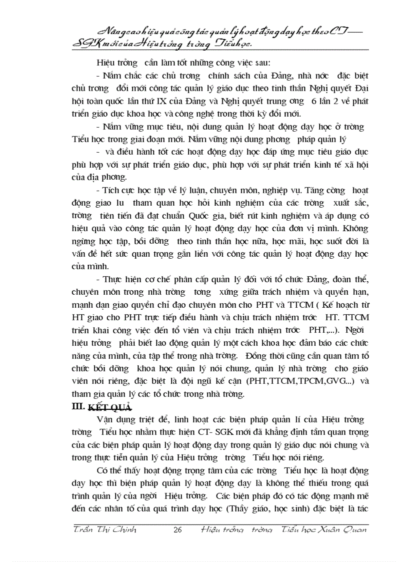 image for page Công tác quản lý chất lượng