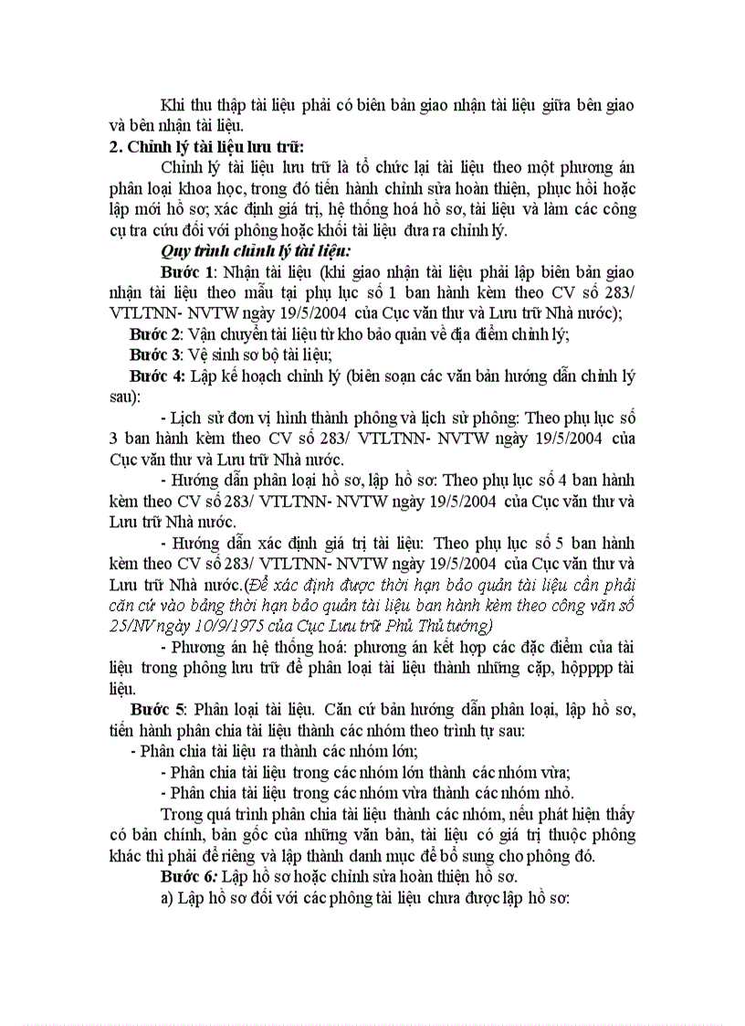 image for page Công tác văn thư lưu trữ