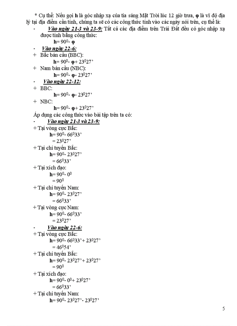 image for page Công thức tính góc nhập xạ